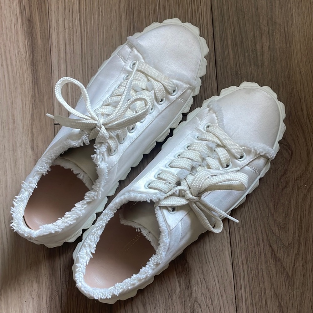 Stuart Weitzman Fringe Cover Story Sneakers